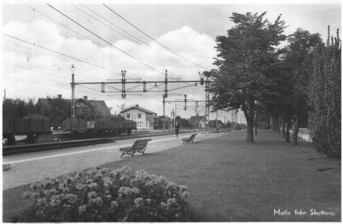 jarnvagsstationen skottorp 194X